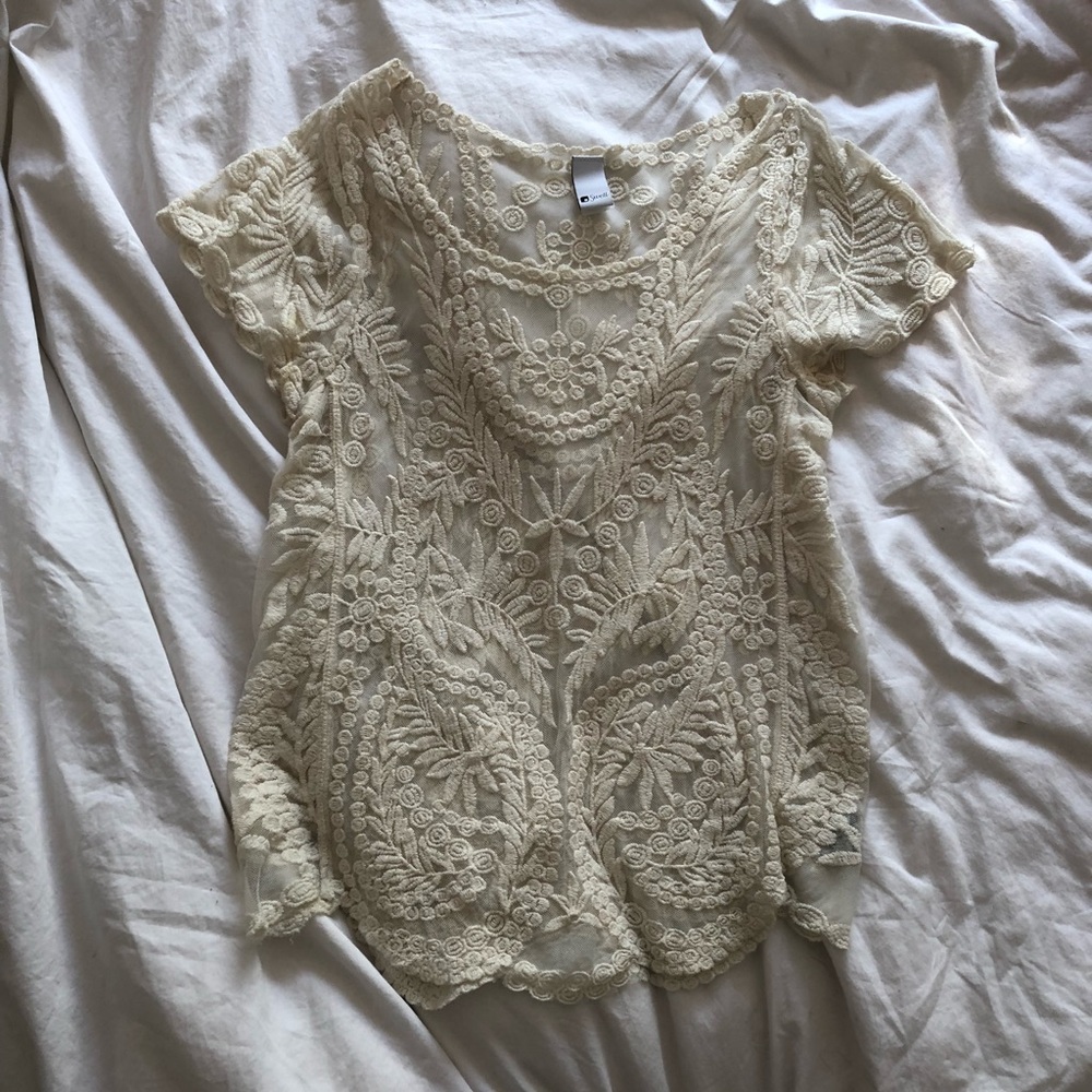 Lace blouse shirt